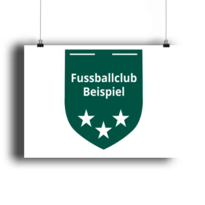 Beispiel Soccerkorn Leinwand-Poster quer - DIN A1 Poster (querformat)-3
