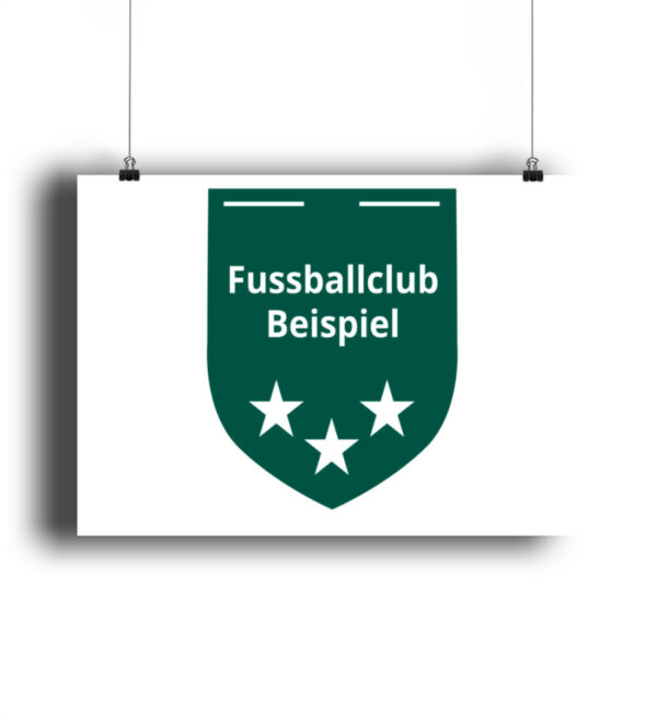 Beispiel Soccerkorn Leinwand-Poster quer - DIN A1 Poster (querformat)-3