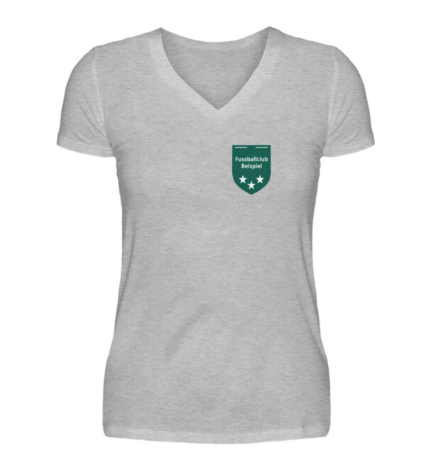 Beispiel Soccerkorn Damen Shirts - V-Neck Damenshirt-17
