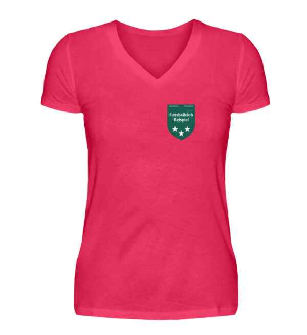 Beispiel Soccerkorn Damen Shirts - V-Neck Damenshirt-1610