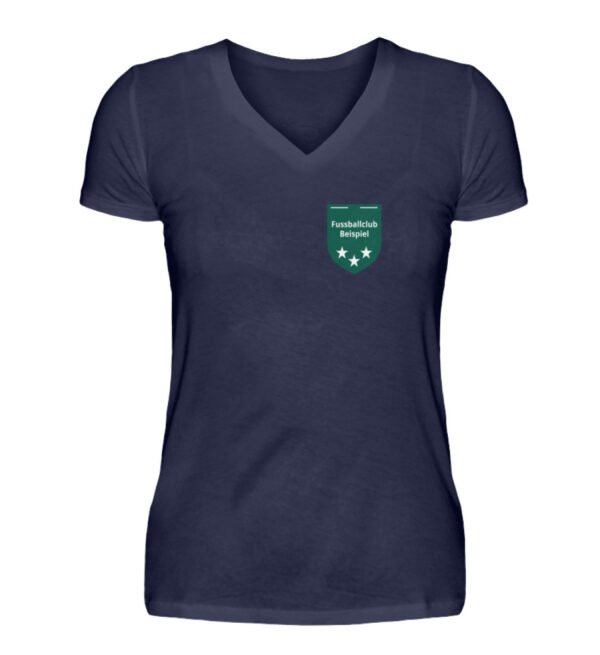 Beispiel Soccerkorn Damen Shirts - V-Neck Damenshirt-198