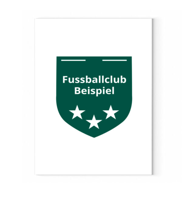 Beispiel Soccerkorn Leinwand-Poster - Leinwand mit Keilrahmen-6846