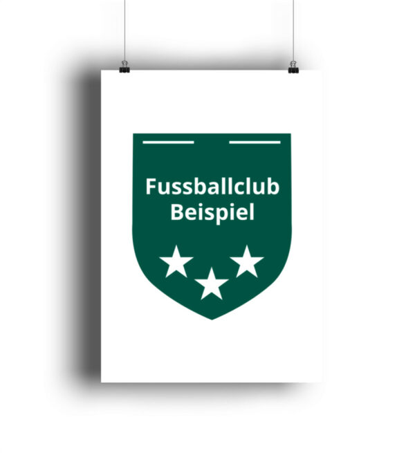 Beispiel Soccerkorn Leinwand-Poster - DIN A3 Poster (hochformat)-3